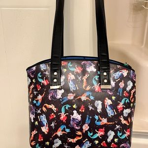 The little mermaid silhouette purse